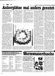 Ankern - Sonnenblumenfloß