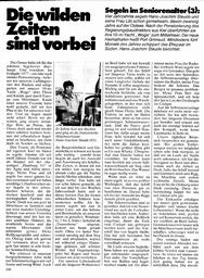 Segeln im Seniorenalter (3) - "Woge", Hans-Joachim Stende