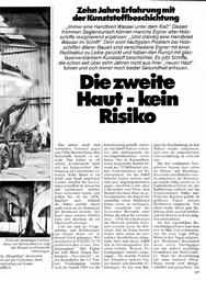 Kunststoffbeschichtung - Die zweite Haut - kein Risiko