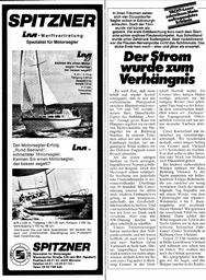 Yacht-Leser schreiben: Der Strom wurde zum Verhängnis