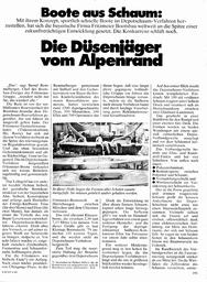 Fritzmeier - Boote im Depotschaum-Verfahren