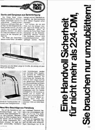 Davits und Gangways, Serienanfertigung
