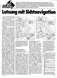Nautik zum Nachdenken (8) - Lotsung mit Sichtnavigation