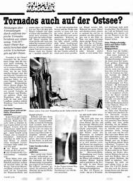 Tornados auf der Ostsee?