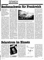 Int.Schiffszertifikat für Frankreich