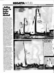 "Rolling Home" - Jahresabschlußregatta des SC Ahoi Berliln