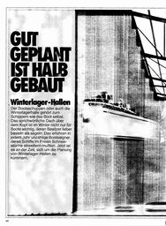 Winterlager - Hallen