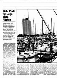 Liegegeld-Erhöhung