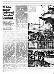 "Seadlers" Stapellauf