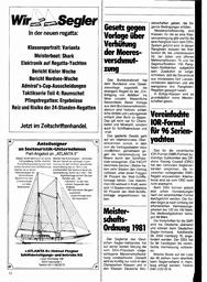 IOR-Formel für Serienyachten vereinfacht
