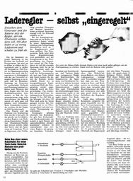 Laderegler selbst eingeregelt