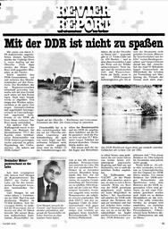 DDR - Grenzzwischenfälle