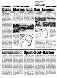 England: Sport-Boot-Karten