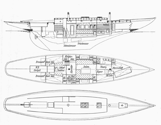 100 qm Seefahrtkreuzer