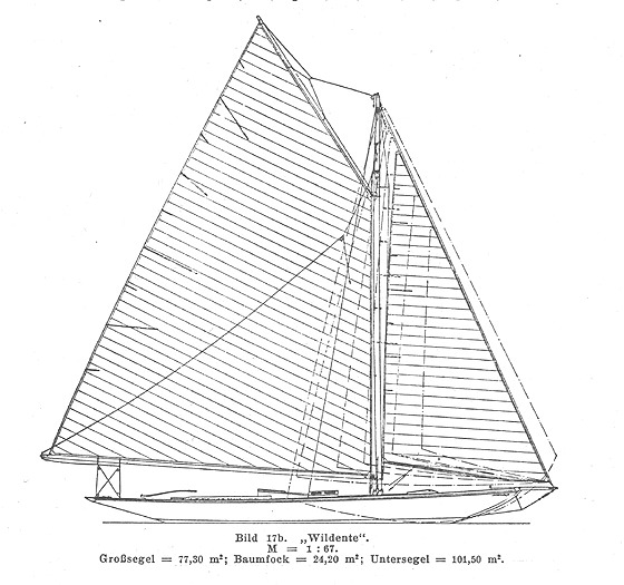 "Wildente" Segelplan