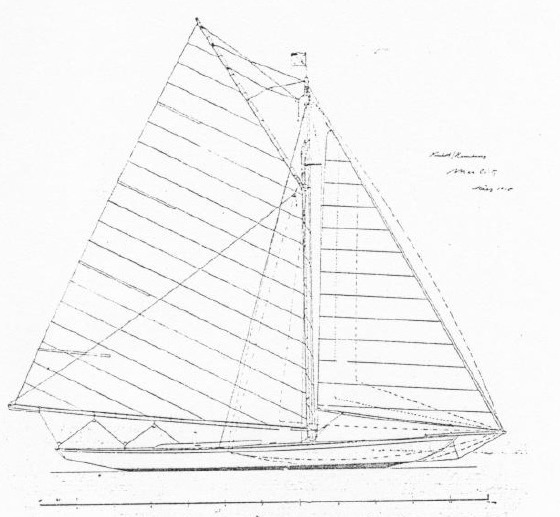 7 mR-Yacht, Segelriss