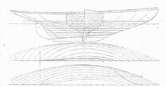 Kreuzeryacht 16,2 m Linienriss