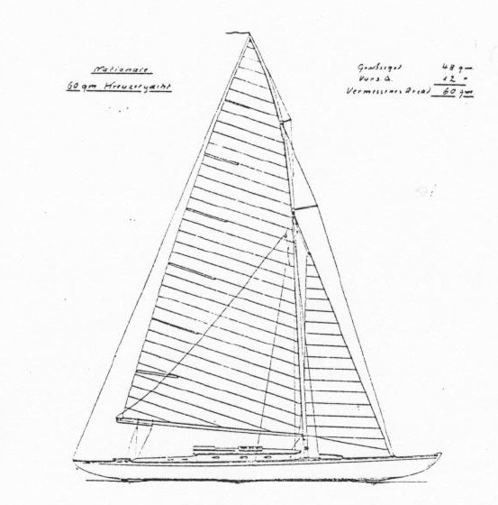 "Holstentreue" Segelriss