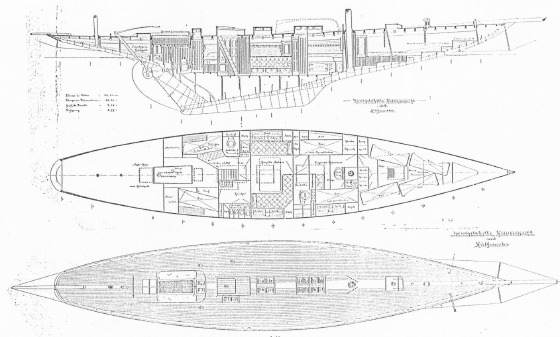 "Senta" Einrichtungsplan, Decksplan