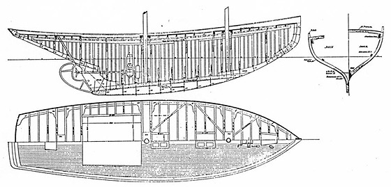 "Schuner Seefahrer" Bauplan